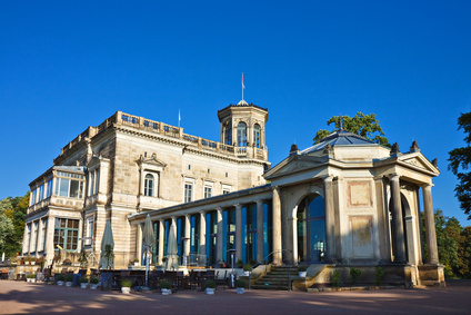 Loschwitz - Villa, Stockhausen, später: Lingnerschloss, Parkseite 