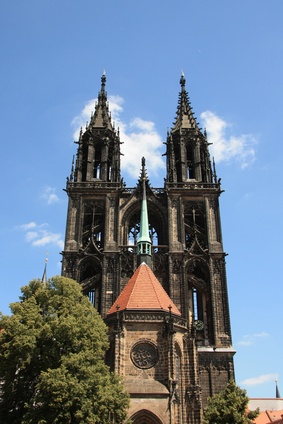 Stadtführung Dresden, Dom zu Meißen, Westwerk, Türme und Fürstenkapelle