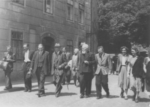 Exkursion nach Görlitz, um 1960, in der Mitte Prof. Dr. Eberhard Hempel